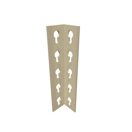 Looking: 7"H Rivet Shelving Standard Angle Post Parchment | By Schaefer USA. Shop Now!