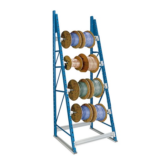 Looking: 123"H x 48"W x 36"D Reel Shelving Starter 4 Axes | By Schaefer USA. Shop Now!