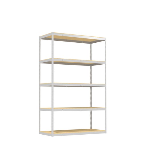 Looking for: Rivet Record Storage Shelving Unit. 5 Particle Board Levels. 108"H x 69"W x 30"D | SSI Schaefer USA