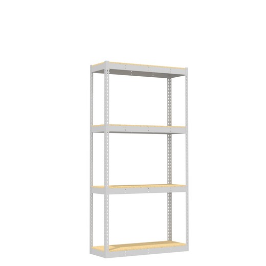 Looking for: Rivet Record Storage Shelving Unit. 4 Particle Board Levels. 84"H x 42"W x 15"D  | SSI Schaefer USA