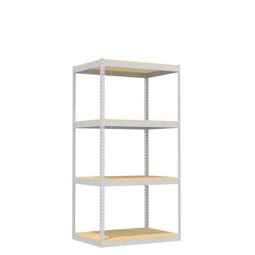 Looking for: Rivet Record Storage Shelving Unit. 4 Particle Board Levels. 84"H x 42"W x 30"D  | SSI Schaefer USA