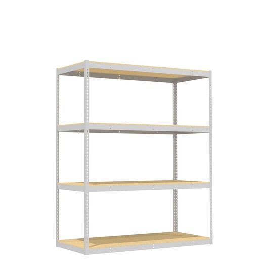 Looking for: Rivet Record Storage Shelving Unit. 4 Particle Board Levels. 84"H x 69"W x 30"D  | SSI Schaefer USA