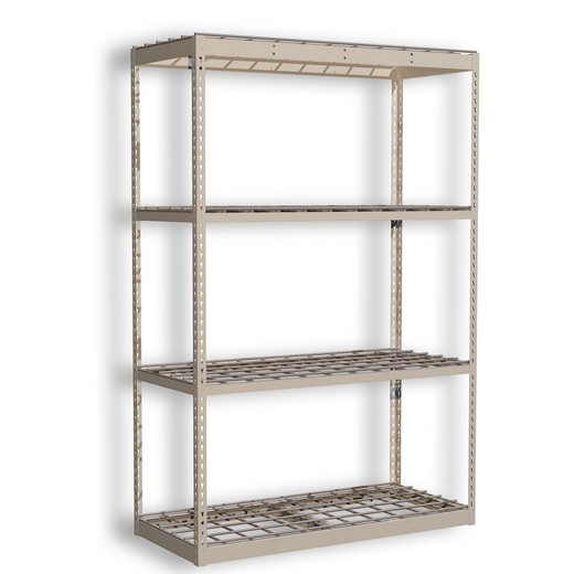 Schaefershelving Com 48 H X W 30 D Standard Rivet Shelving 48 H X W 30 D Standard Rivet Shelving Wire Deck