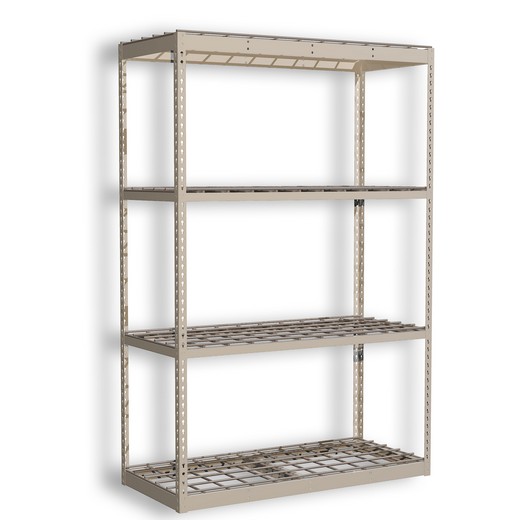 Looking for: Rivet Standard Shelving Unit. 4 Wire deck Levels. 60"H x 48"W x 24"D  | SSI Schaefer USA