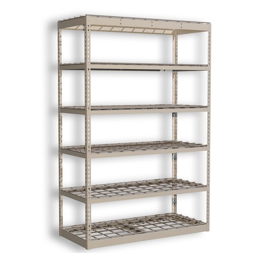 120"H x 48"W x 30"D Standard Rivet Shelving