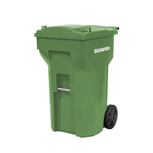 USD Rollout Waste and Recycling Cart 65 Gallons Serie M | By Schaefer USA. Shop Now!